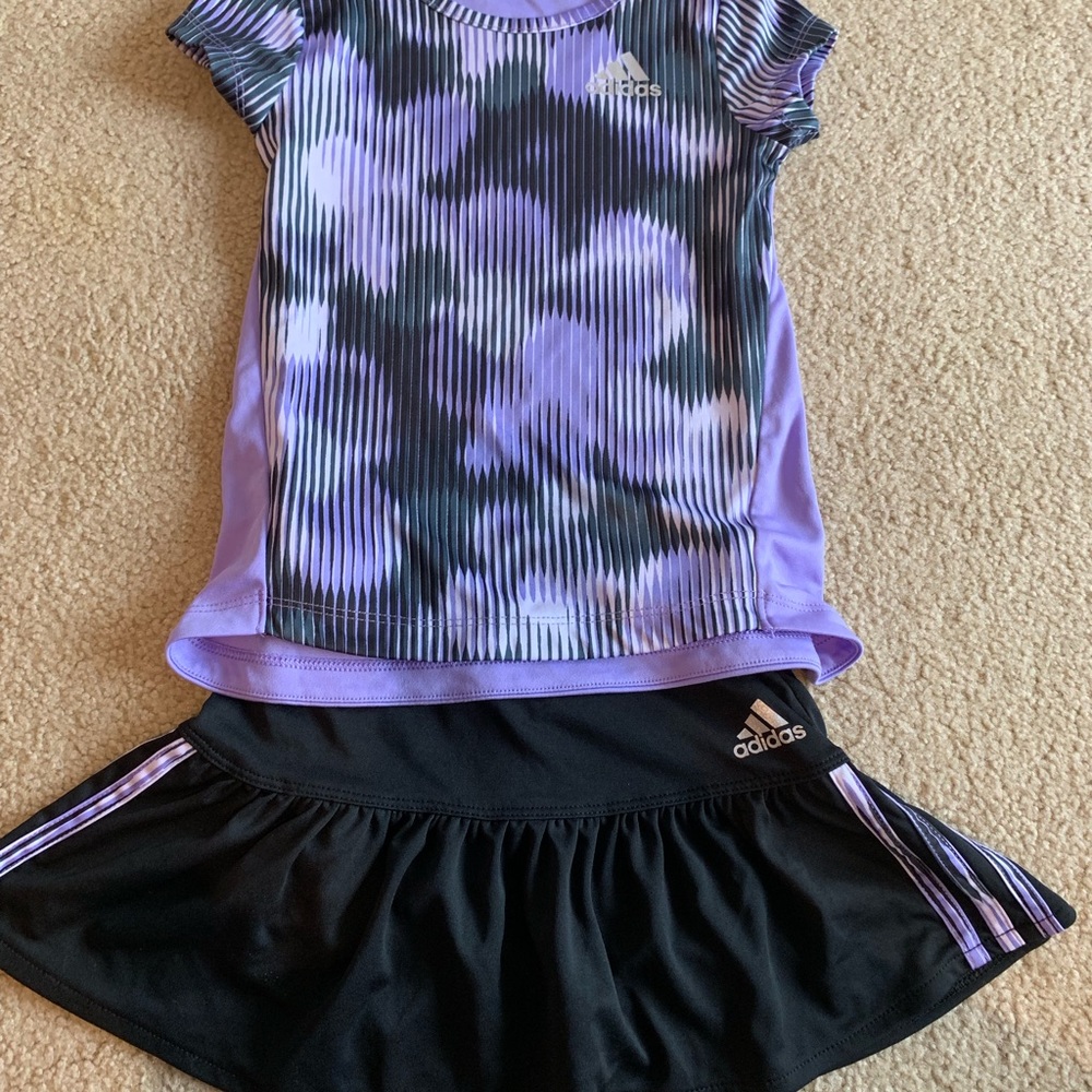 Adidas 4T skirt outfit